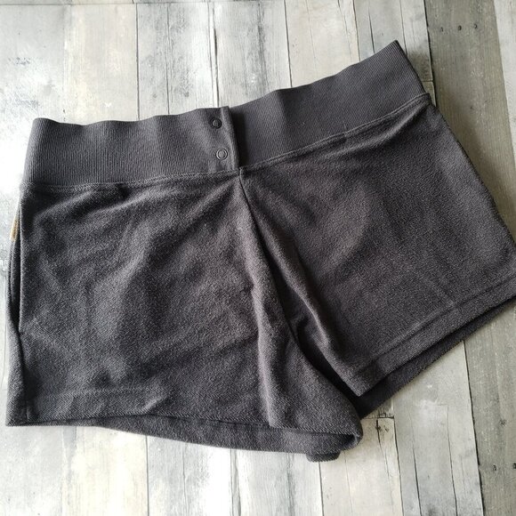 NWT - Nike Sportswear Grey High-Waisted Reverse French Terry Short - Size XXL - Picture 1 of 8
